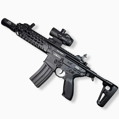 Exquisite Engraving MCX Gel Blaster High Rate of Fire Smooth Shooting With 7 Colors of Lighted Silencer