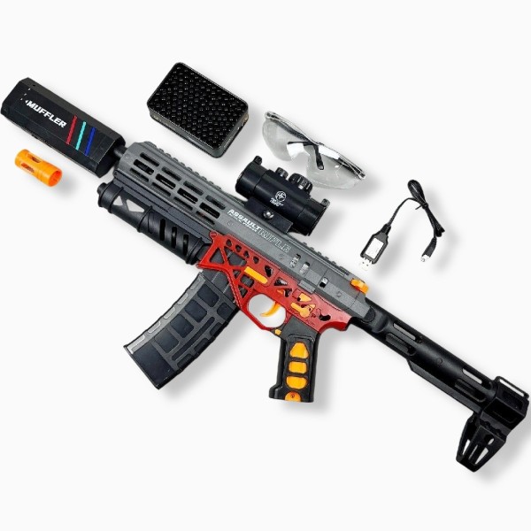 MK6 Gel Blaster With Red Light Effects And Smoke Effects