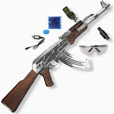 Golden Silver AK47 Gel Blaster Toygun