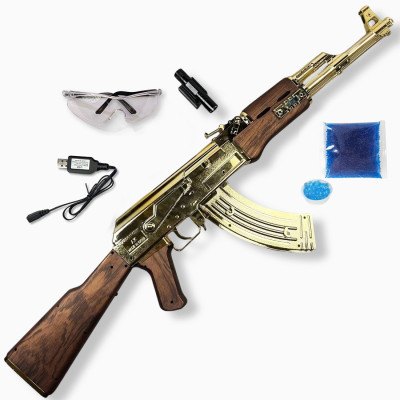 Golden Silver AK47 Gel Blaster Toygun