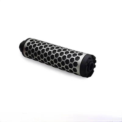 Metal Honeycomb Shape Silencer Adapt To 14 MM Threaded Rod Tip Metal Honeycomb Shape Silencer Adapt To 14 MM Threaded Rod Tip
